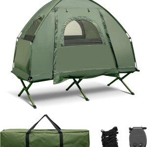 Safstar – Catre 5 en 1, tienda de campaña con colchón de aire, saco de dormir, catre de campamento, toldo y almohada de aire, bolsa de transporte, Safstar – Catre 5 en 1, tienda de campaña con colchón de aire, saco de dormir, catre de campamento, toldo y almohada de aire, bolsa de transporte,