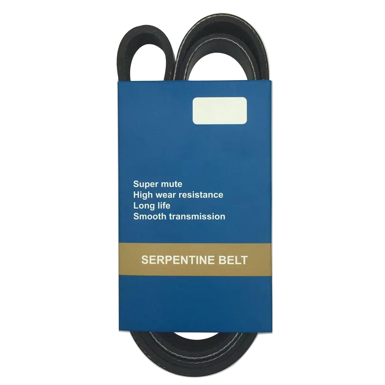 6PK960 Correa de serpentina de transmisión Micro V de goma 6 costillas de repuesto para CX-3 2020 Mazda 3 2019 Negro