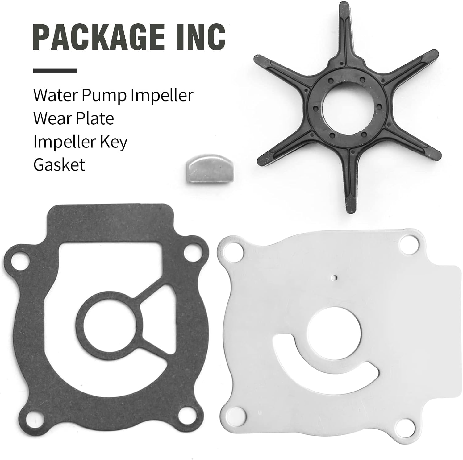 17400-96354 Kit de reparación de impulsor de bomba de agua apto para Suzuki Outboard 20 25 30 35 40 50 HP DT20 DT25 DT30 DF25 DF30 DF40 DF50 DT25C