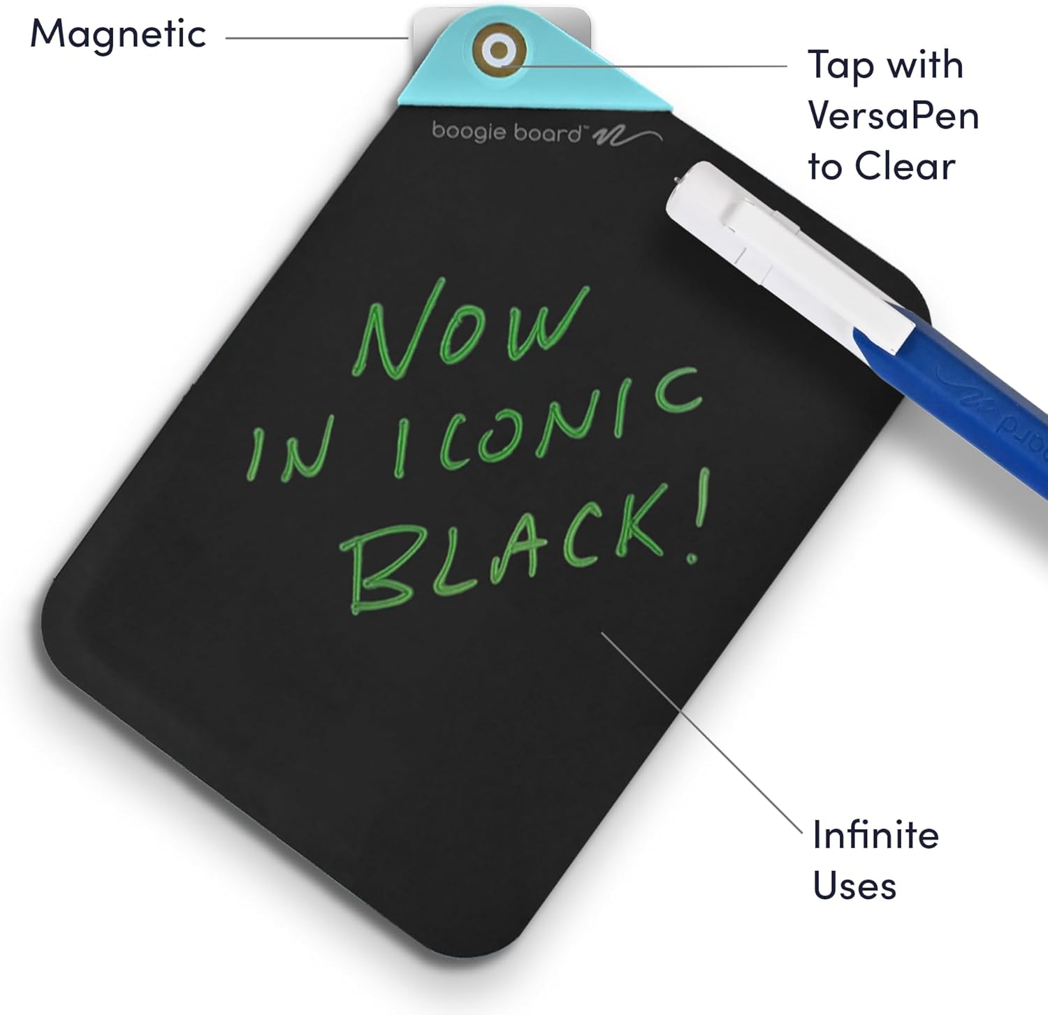 Boogie Board VersaNotes – Paquete de expansión reutilizable, borrado en seco y notas adhesivas, paquete de 3 alternativas para el hogar y la
