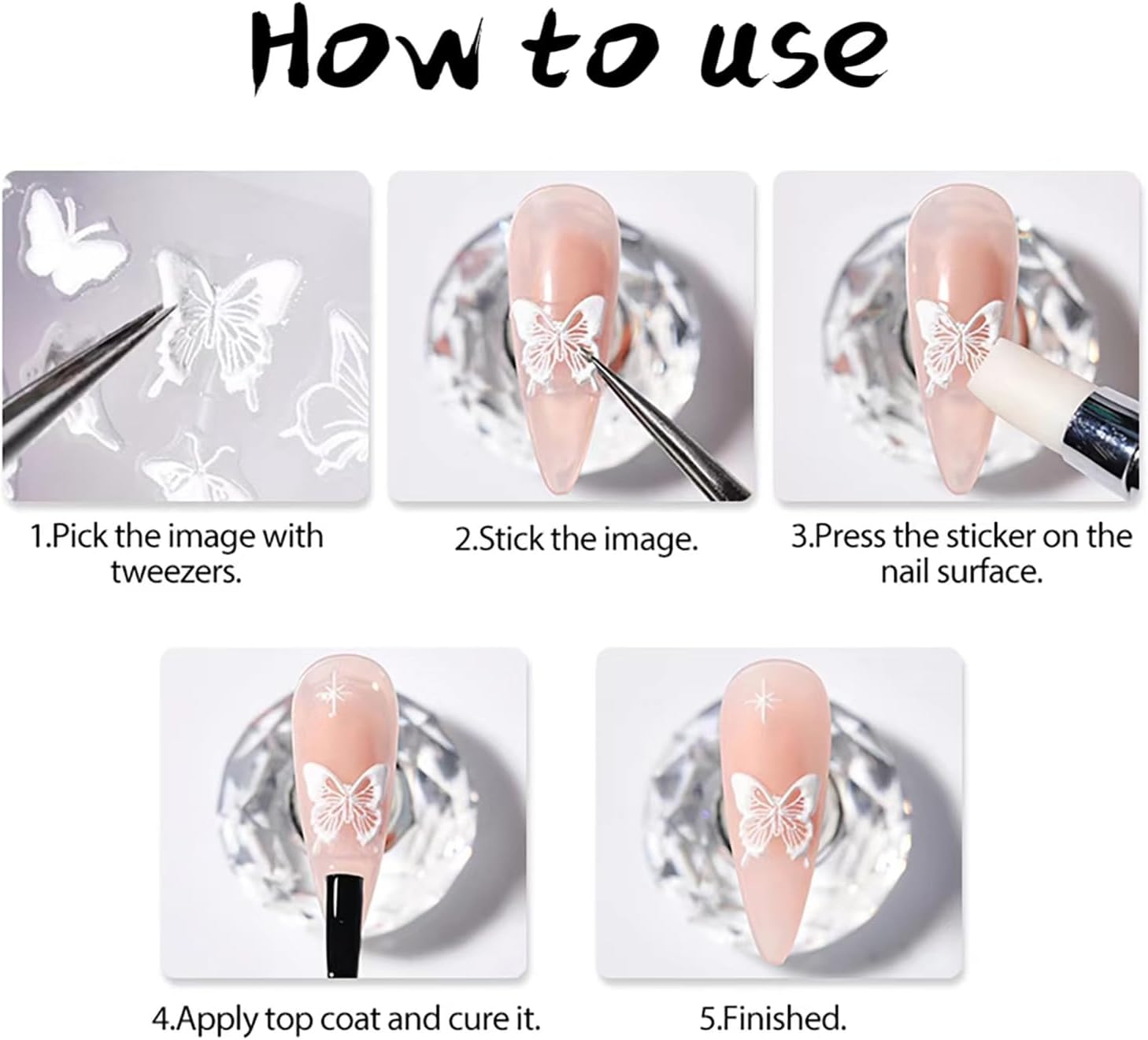 5 hojas de calcomanías de uñas de otoño, hojas de arce, ardilla, alce, grabadas en relieve, calcomanías de arte de uñas de Acción de Gracias,