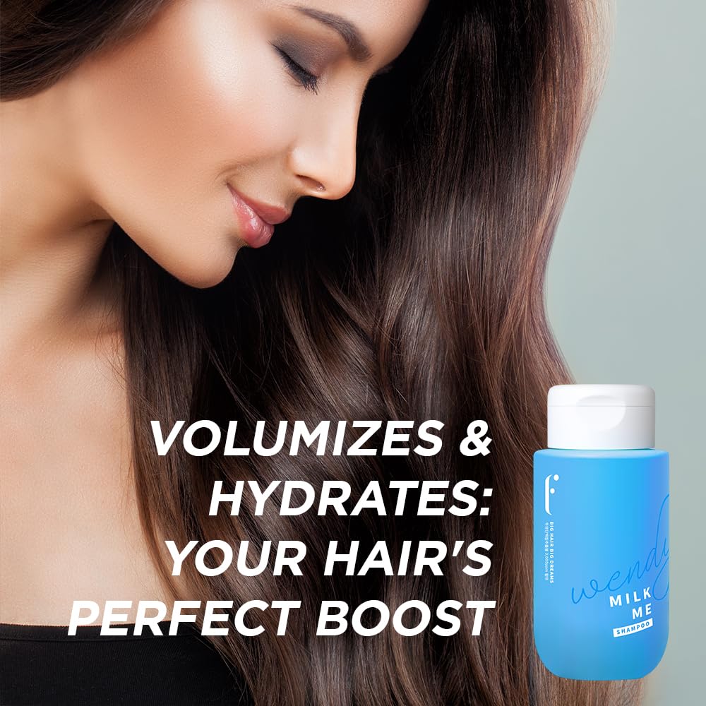 MILK ME SHAMPOO  Producto diario para el cuidado de las proteínas para el cabello reparador hidratante voluminizador para cabello seco dañado con