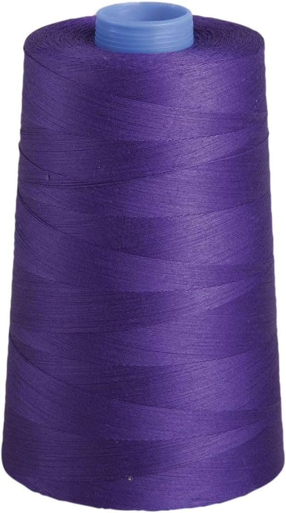 Connecting Threads Hilo esencial 100% algodón, cono de 5000 yardas (morado real)