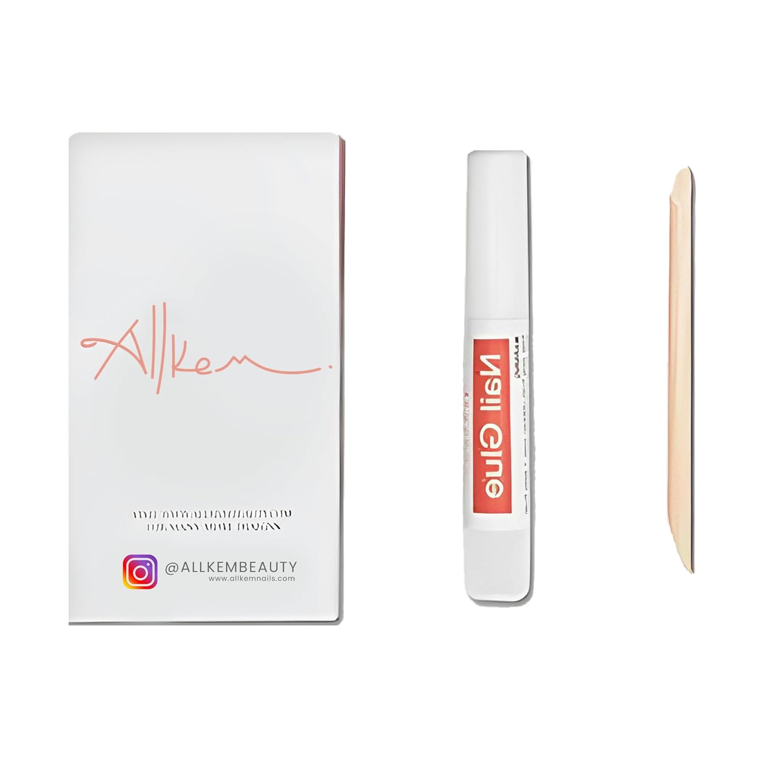 ALLKEM Burnt Red  Bailarina extra larga cubierta completa de uñas largas de ataúd  20 piezas de uñas postizas acrílicas de cubierta completa, 10