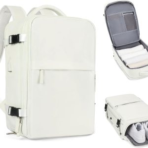 Mochila casual Mochila de viaje, B-media luna blanca, Mochilas Daypack Mochila casual Mochila de viaje, B-media luna blanca, Mochilas Daypack