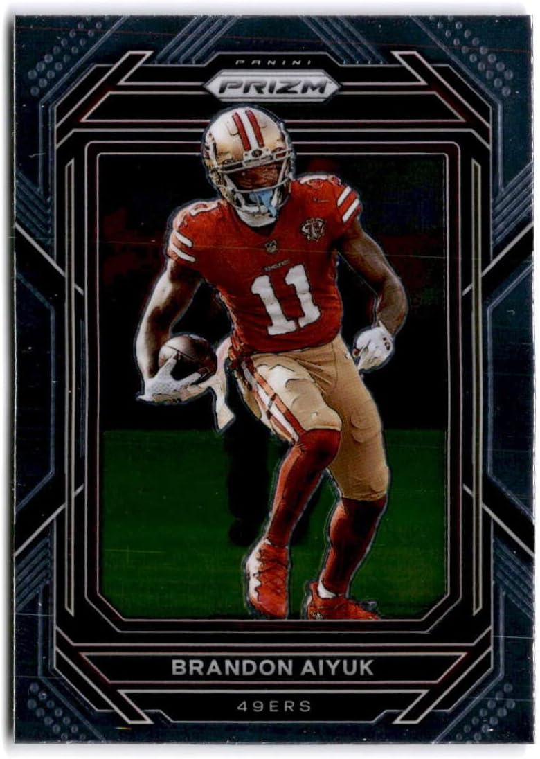 2022 Panini Prizm Football #266 Brandon Aiyuk San Francisco 49ers Official NFL Trading Card (Stock Photo shown, card is in Near Mint to Mint