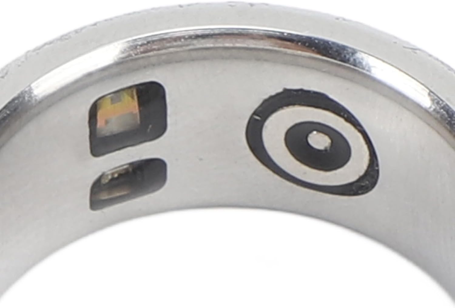 Anillo de salud, de acero inoxidable, portátil, Bluetooth, para dedo, rastreador de salud, impermeable, recargable, monitor de oxígeno en sangre,
