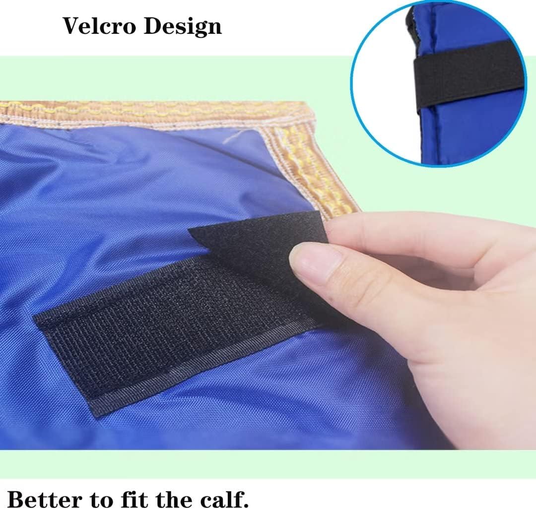 Manta de pantorrilla, ropa cálida para terneros de vaca, abrigo protector de pantorrillas, chaleco para mantener la vaca cálida, gruesa, resistente