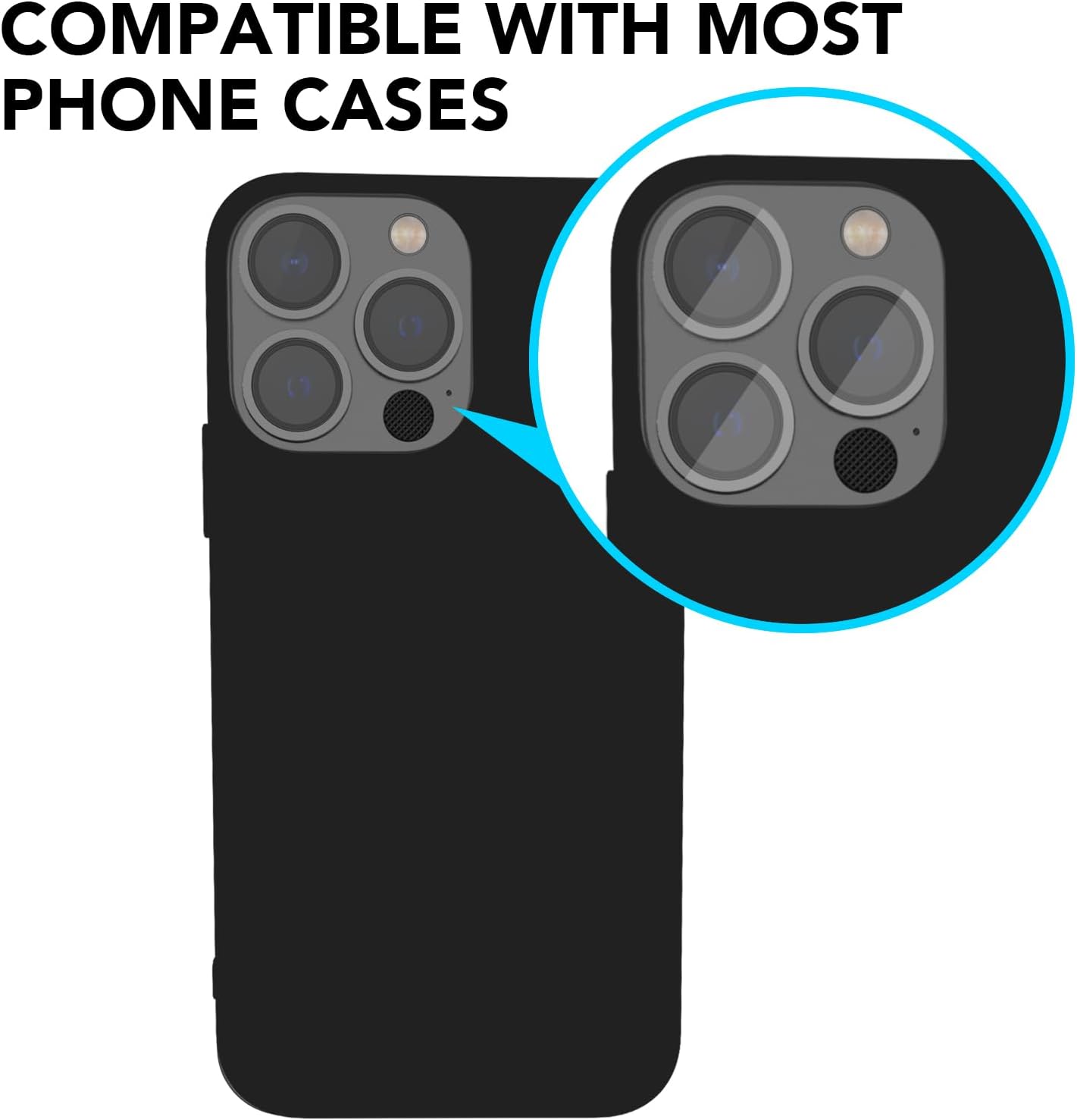 Plata Paquete de 2 Protector de lente de cámara para iPhone 15 Pro  15 Pro Max, cubierta de cámara de vidrio templado Ultra HD 9H, compatible con