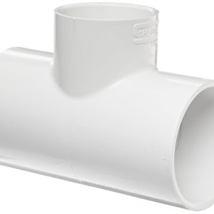 Spears 401 Series PVC Pipe Fitting, Tee, Schedule 40, Blanco, Enchufe de 1″ Spears 401 Series PVC Pipe Fitting, Tee, Schedule 40, Blanco, Enchufe de 1″