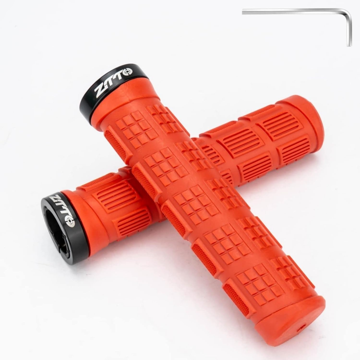 ZTTO Agarres de manillar de bicicleta, agarre de mano de goma antideslizante para BMX, montaña, MTB, E-Bike, bicicleta plegable