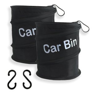Bote de basura para automóvil, bolsa plegable con cesta de basura Bote de basura para automóvil, bolsa plegable con cesta de basura