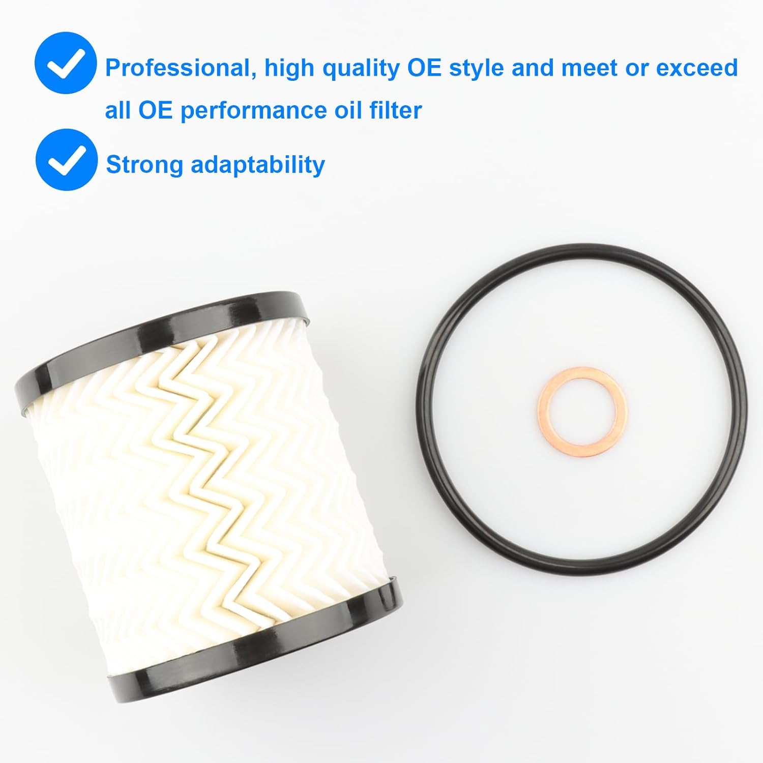 Filtro de aceite, repuesto 11427622446 compatible con Mini Cooper y Mini Cooper S – Mini Cooper 2007-2015, Mini Cooper Countryman 2011-2016, Mini