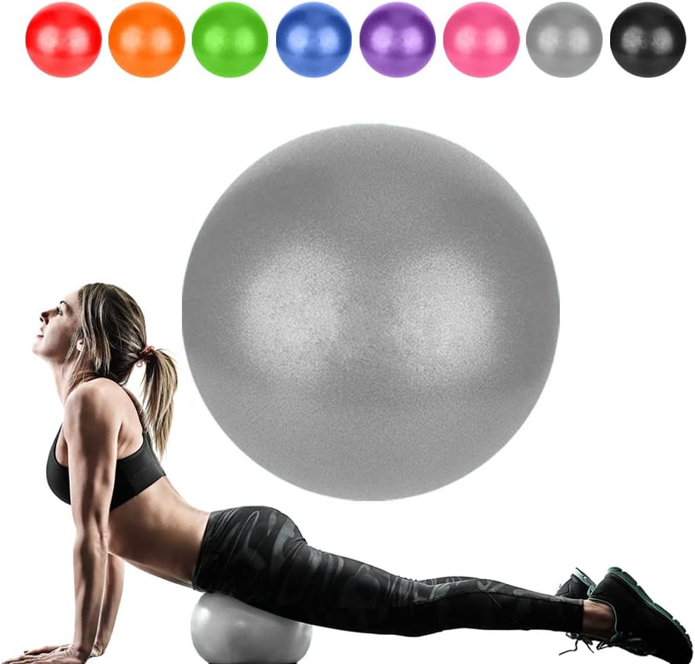 Pelota de pilates pequeña, pelota de terapia, mini pelota de entrenamiento, bola de núcleo, pelota de ejercicio pequeña de 9 pulgadas, mini pelota