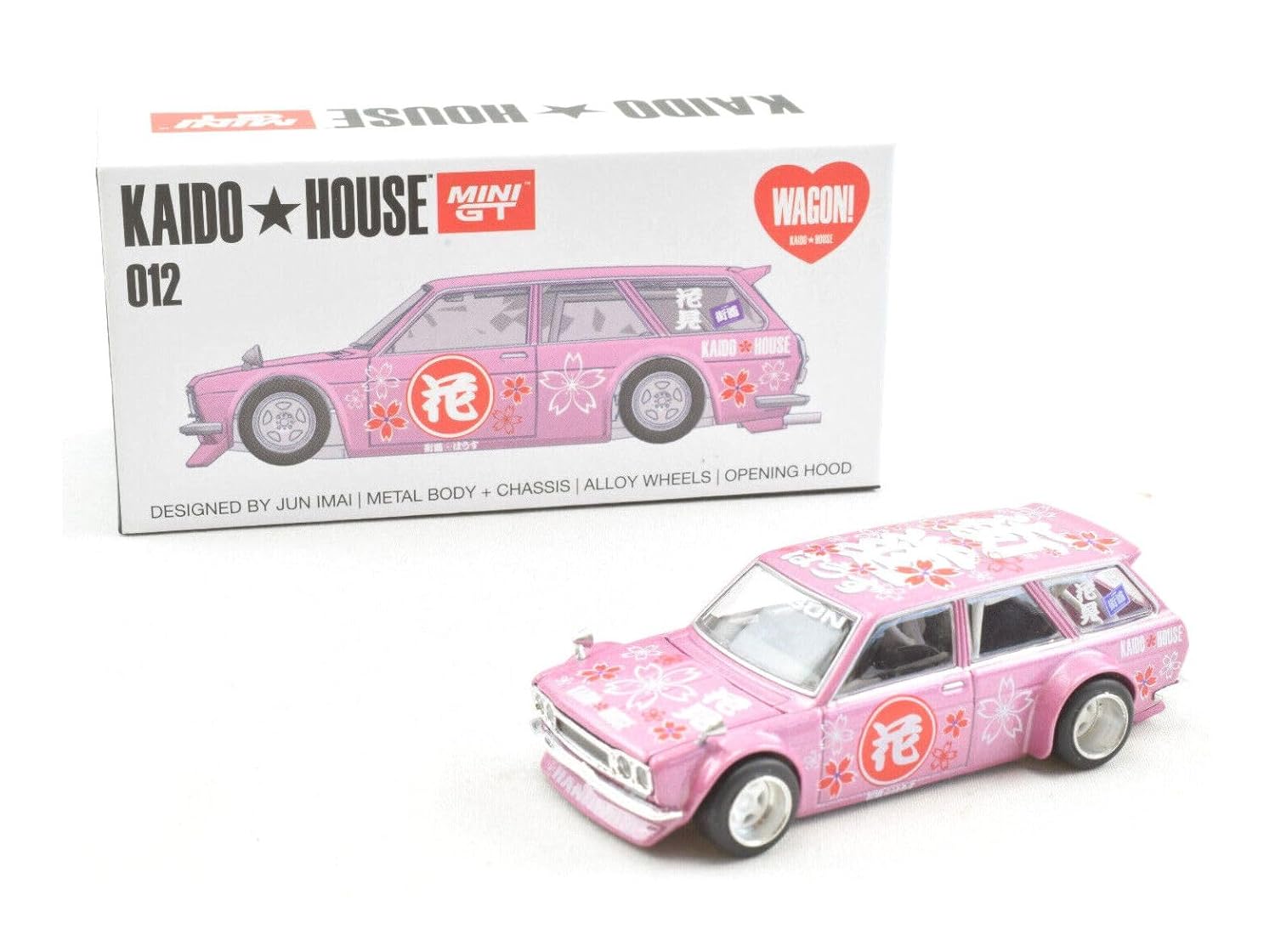 KHMG01 Hobby Kit de recogida Casa x Mini GT Datsun Kaido 510 Wagon Hanami V1 164 Diecast Car KHMG012