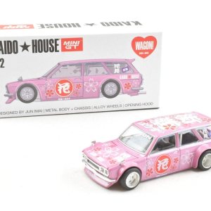 KHMG01 Hobby Kit de recogida Casa x Mini GT Datsun Kaido 510 Wagon Hanami V1 164 Diecast Car KHMG012 KHMG01 Hobby Kit de recogida Casa x Mini GT Datsun Kaido 510 Wagon Hanami V1 164 Diecast Car KHMG012