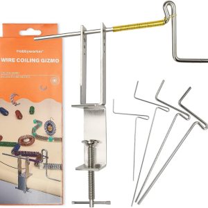 hobbyworker El kit de fabricación de joyas con alambre enrollado enrollador Gizmo Deluxe Winder para herramienta de bobinado de joyas hobbyworker El kit de fabricación de joyas con alambre enrollado enrollador Gizmo Deluxe Winder para herramienta de bobinado de joyas