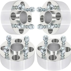 ECCPP 4 adaptadores espaciadores de rueda de 4 x 100 de 2 pulgadas centrados 4 lengüetas 4×100 a 4×100 12×1.5 pernos de 2.209 in CB se adapta a ECCPP 4 adaptadores espaciadores de rueda de 4 x 100 de 2 pulgadas centrados 4 lengüetas 4×100 a 4×100 12×1.5 pernos de 2.209 in CB se adapta a