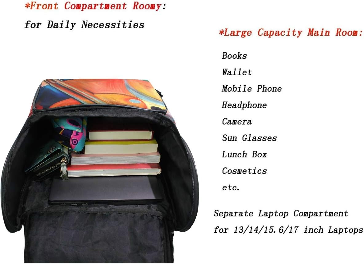 Naanle Daypack – Mochila escolar universitaria grande para hombres y mujeres, bolsa impermeable para computadora portátil de 15.6 pulgadas