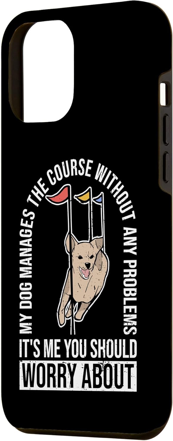 iPhone 12 Pro Max Dog Agilty Trainer Design For Dog Agility Training Case