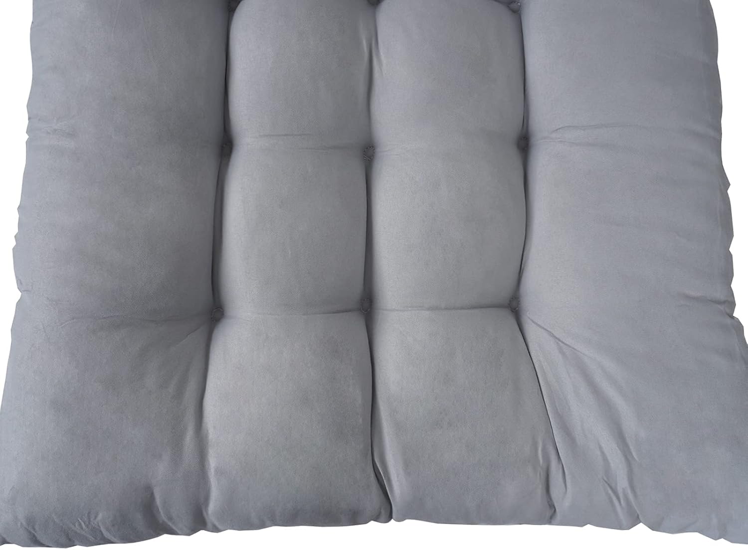 ELFJOY Paquete de 4 cojines para sillas de comedor de 17 x 17 pulgadas, cojines de asiento para sillas de cocina, suaves y cómodos, cuadrados con