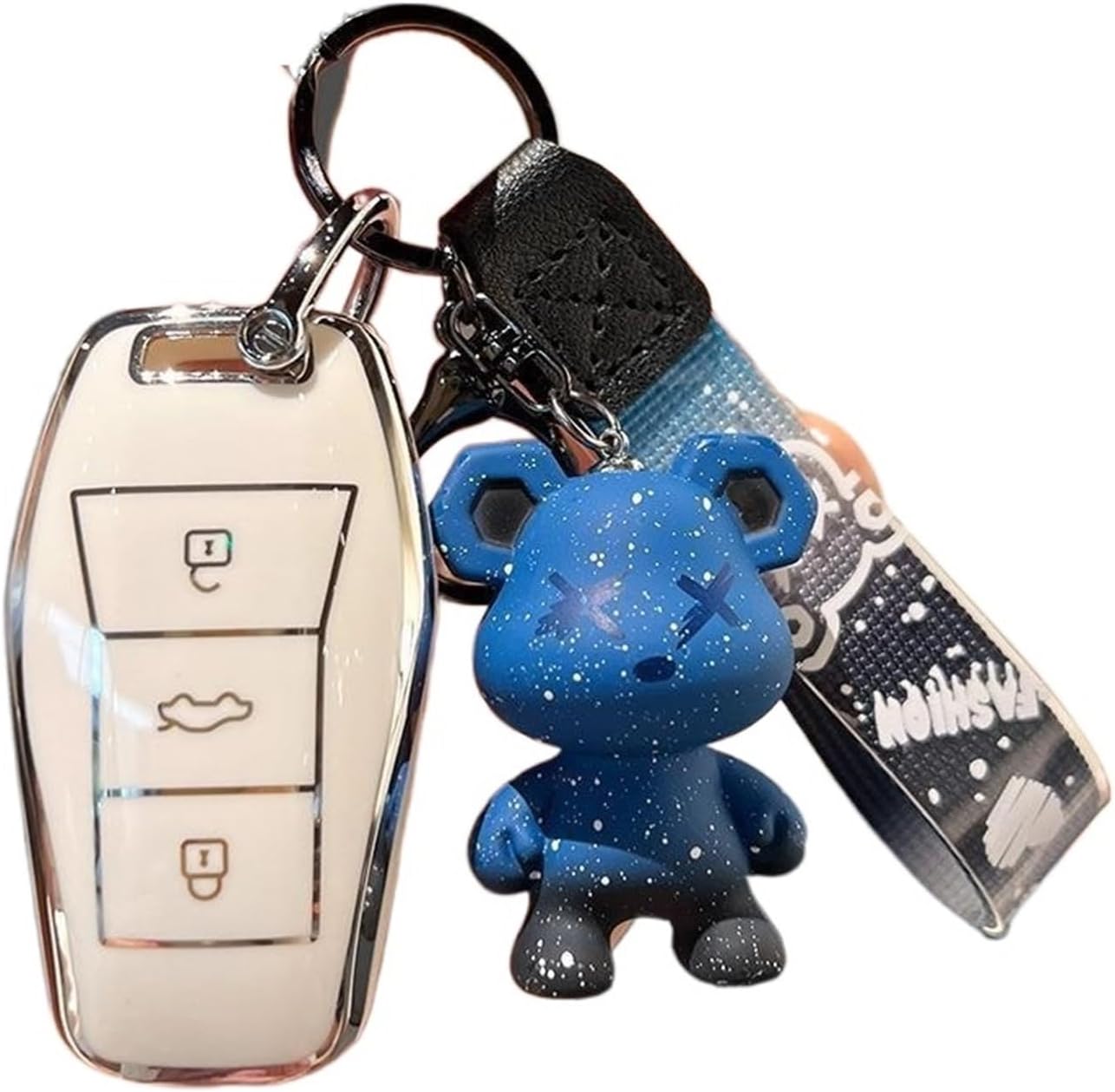 Funda para llave de coche TPU compatible con VW SOL E10X QX X8 E50 X6 A5E50A E40X Qx JAC X7 S. OL X4 Carcasa para llave de coche (color  como en la
