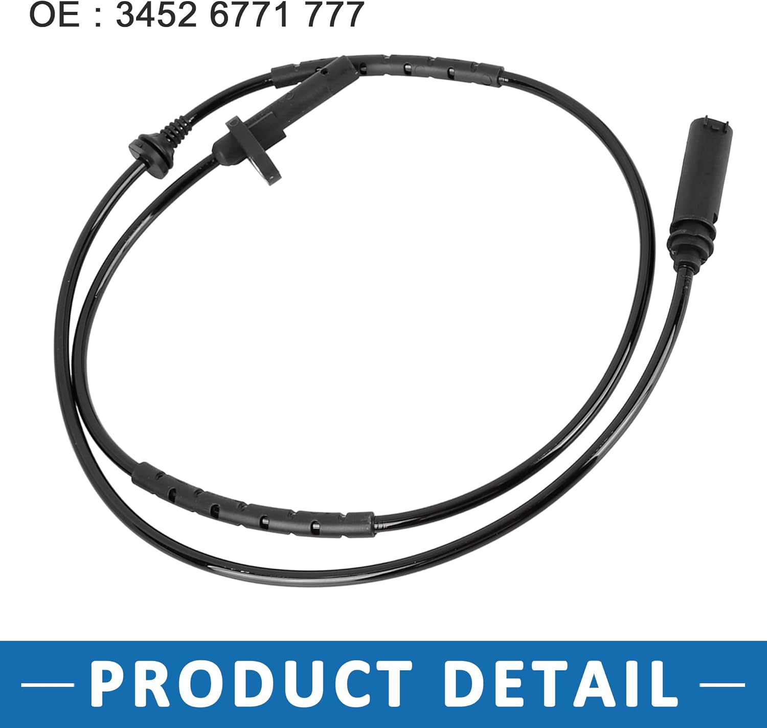 Sensor de velocidad de rueda ABS trasero izquierdo derecho 3452 6771 777 para BMW X5 2007-2017