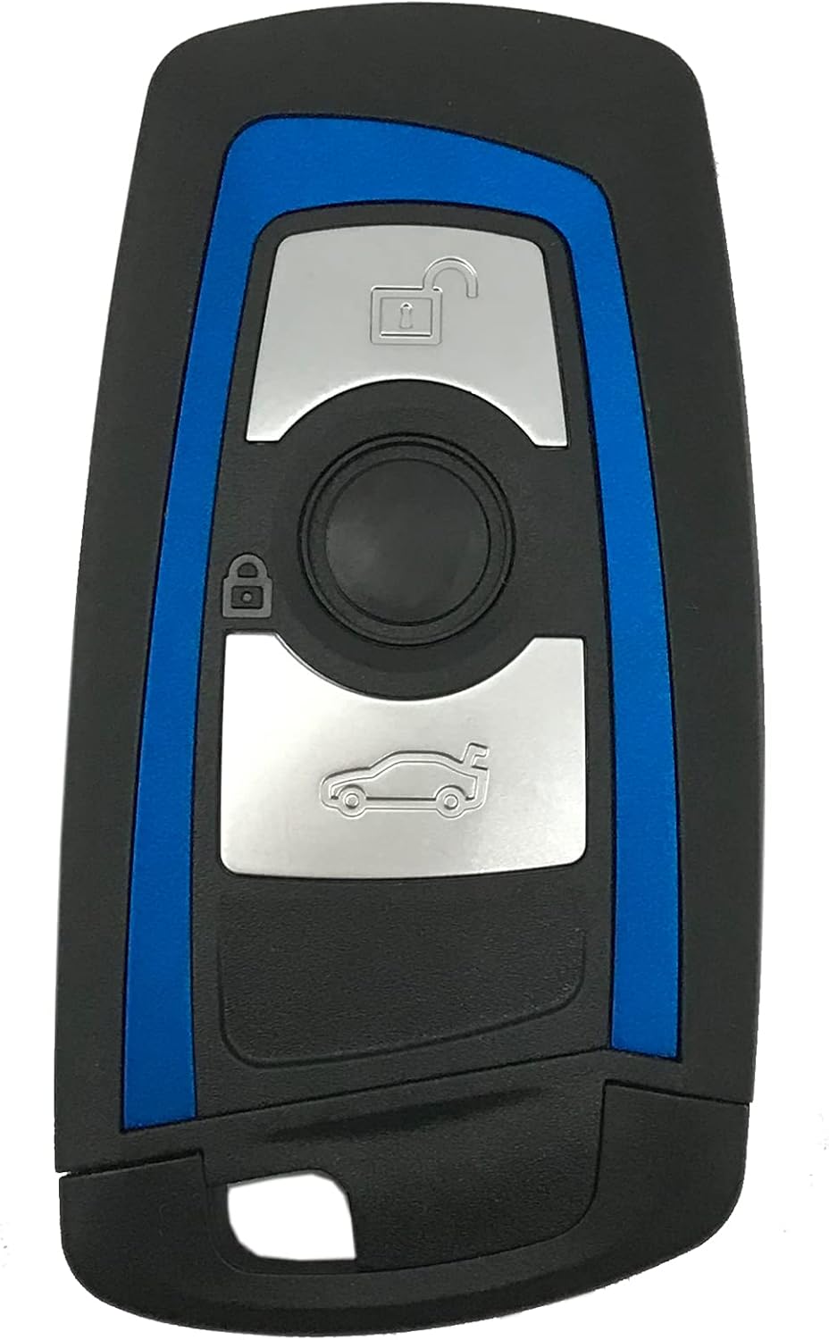 Funda para llavero inteligente con control remoto para BMW 1 3 5 7 Series 320i 525i X3 X4 X5 X6 Funda para llavero (azul)