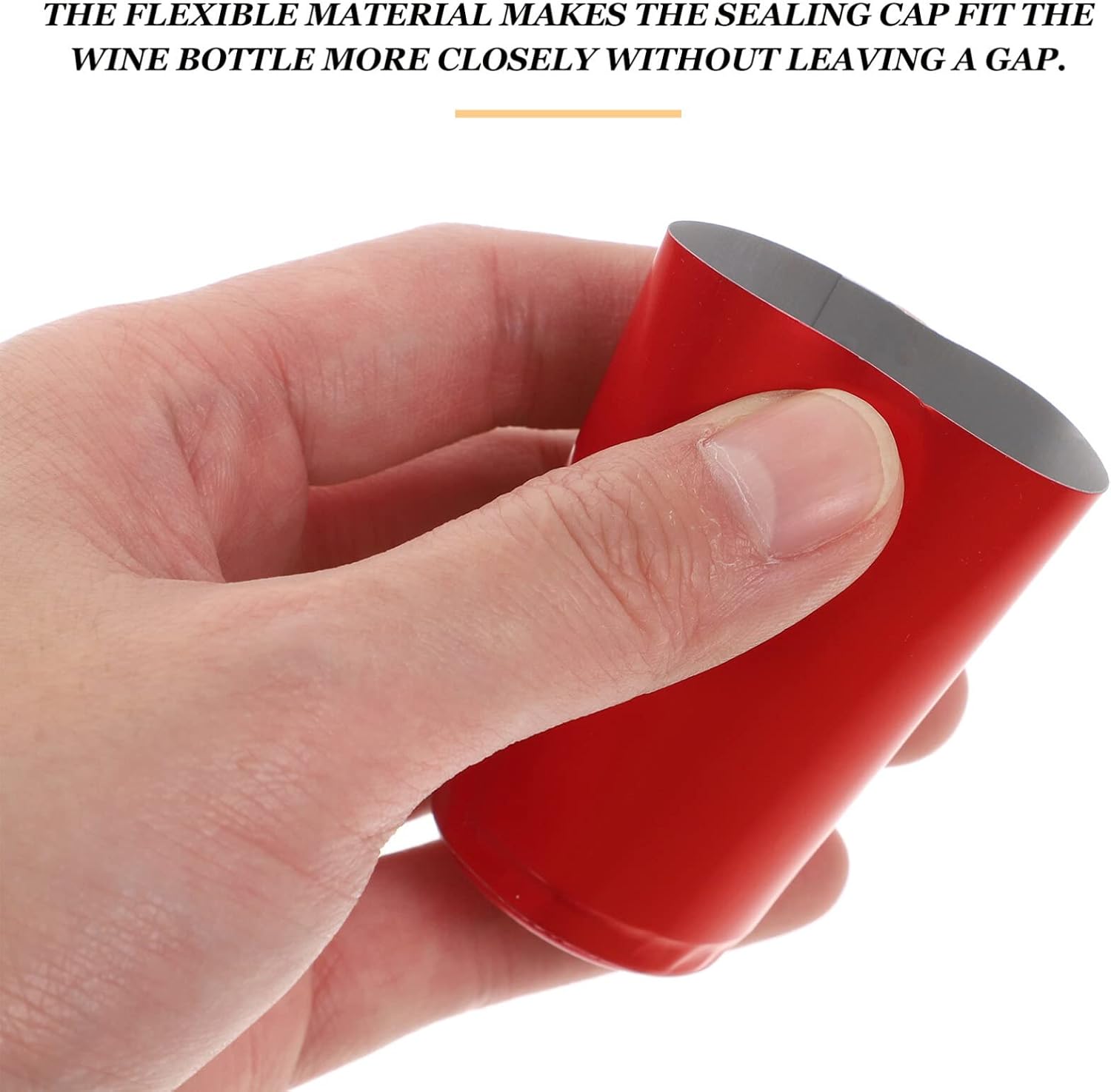 Luxshiny 10pcs Pvc Termoencogimiento Cápsulas Con Lágrima Vino Envoltura Botella Cápsulas Shrink Cap para Bodegas y Uso en el Hogar Rojo