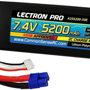 Common Sense RC Lectron Pro 7.4V 5200mAh 50C Lipo Batería Common Sense RC Lectron Pro 7.4V 5200mAh 50C Lipo Batería