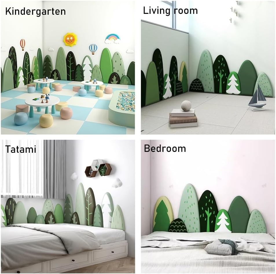 Paneles de pared 3D decorativos 3D, papel tapiz adhesivo de pared suave anticolisión, relleno de pared autoadhesivo, para sala de
