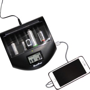 Cargador de batería inteligente universal Mark II para AA AAA C D 9 V Li-on Ni-MH Ni-Cd baterías recargables del hogar con puerto de célula de Cargador de batería inteligente universal Mark II para AA AAA C D 9 V Li-on Ni-MH Ni-Cd baterías recargables del hogar con puerto de célula de