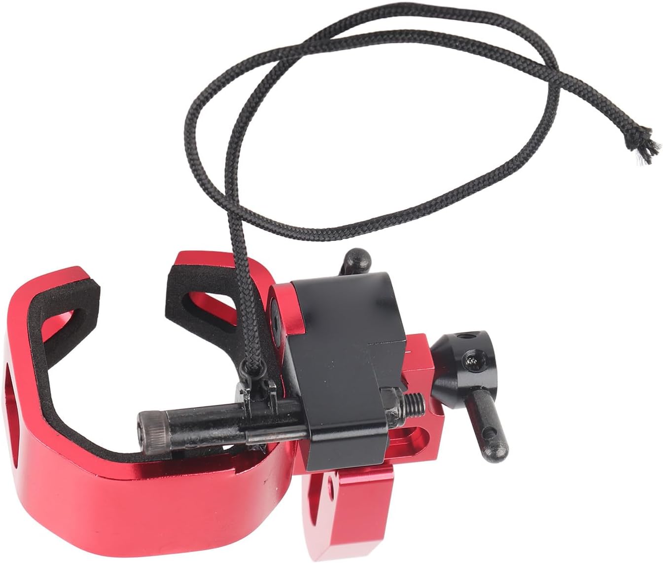 Smackdown Lockup Click Flecha Rest, Smackdown Click Rest Ajuste de 4 vías para campo de tiro con arco (rojo)
