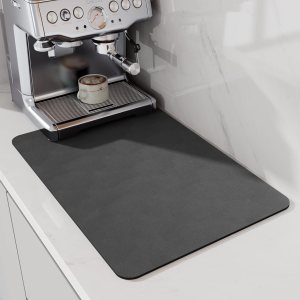 LIMNUO Tapete para cafetera, tapete para cafetera, tapete absorbente para secar platos para encimera de cocina, debajo de la cafetera, cafetera, LIMNUO Tapete para cafetera, tapete para cafetera, tapete absorbente para secar platos para encimera de cocina, debajo de la cafetera, cafetera,