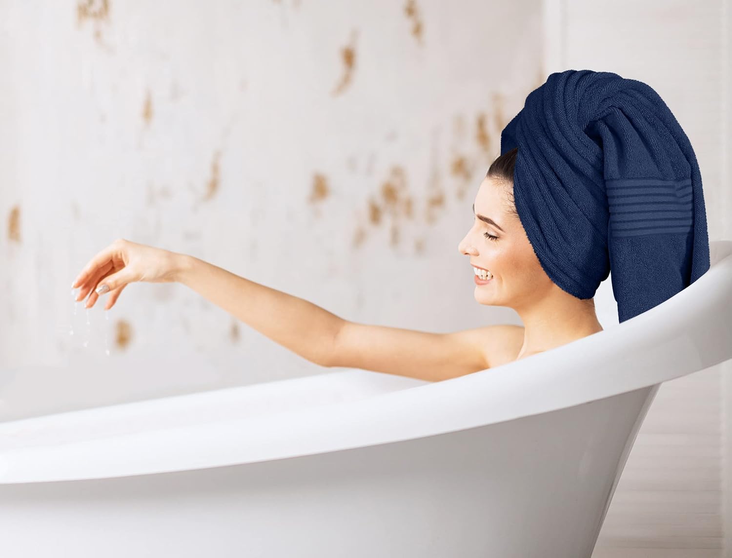 Utopia Towels – Paquete de 2 toallas de baño jumbo de alta calidad – Toalla de baño extragrande 100% algodón altamente absorbente y de secado rápido