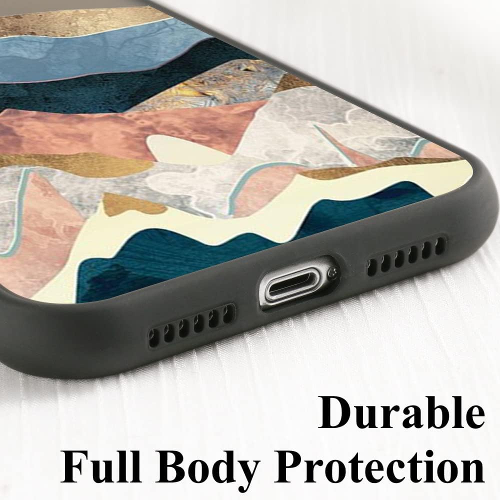 Funda de teléfono de paisaje floral mate para Xiaomi para Redmi Note 10 Pro 9 8 7 9s 10s 9A 9C NFC 9T Poco X3 Pro M3 F3 Fundas de protección mate