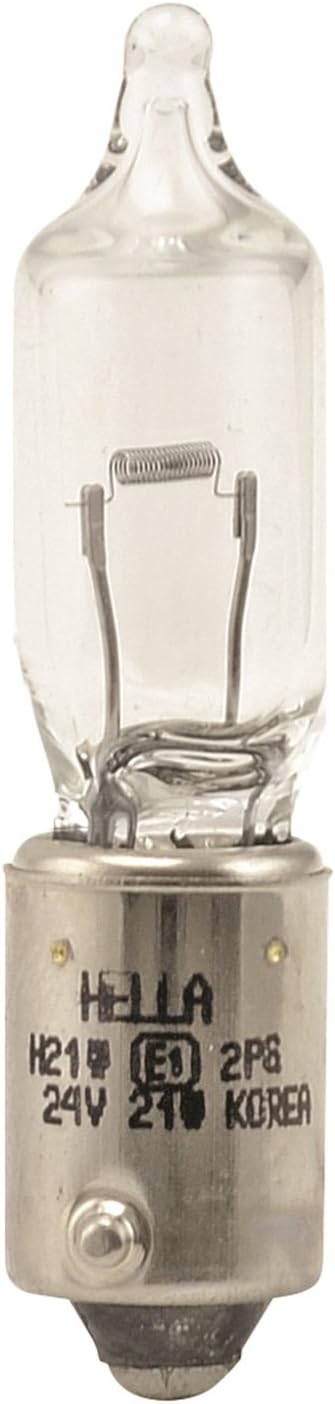 HELLA Bombilla halógena miniatura H21W 24V de larga duración