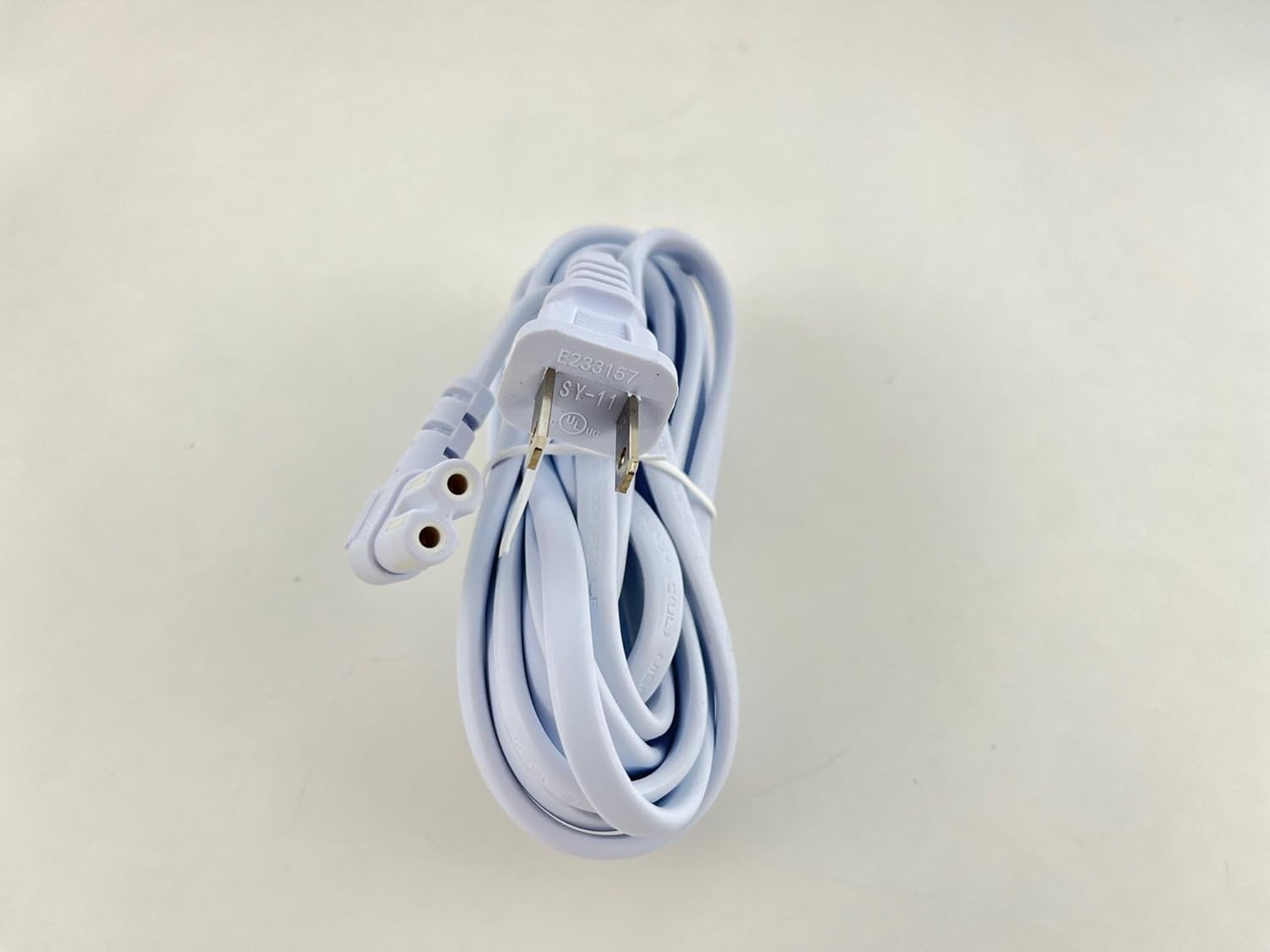 OMNIHIL – Cable de alimentación C7 en forma de L extra largo blanco de 10 pies para radio Tivoli Audio M1BTSLC Model One
