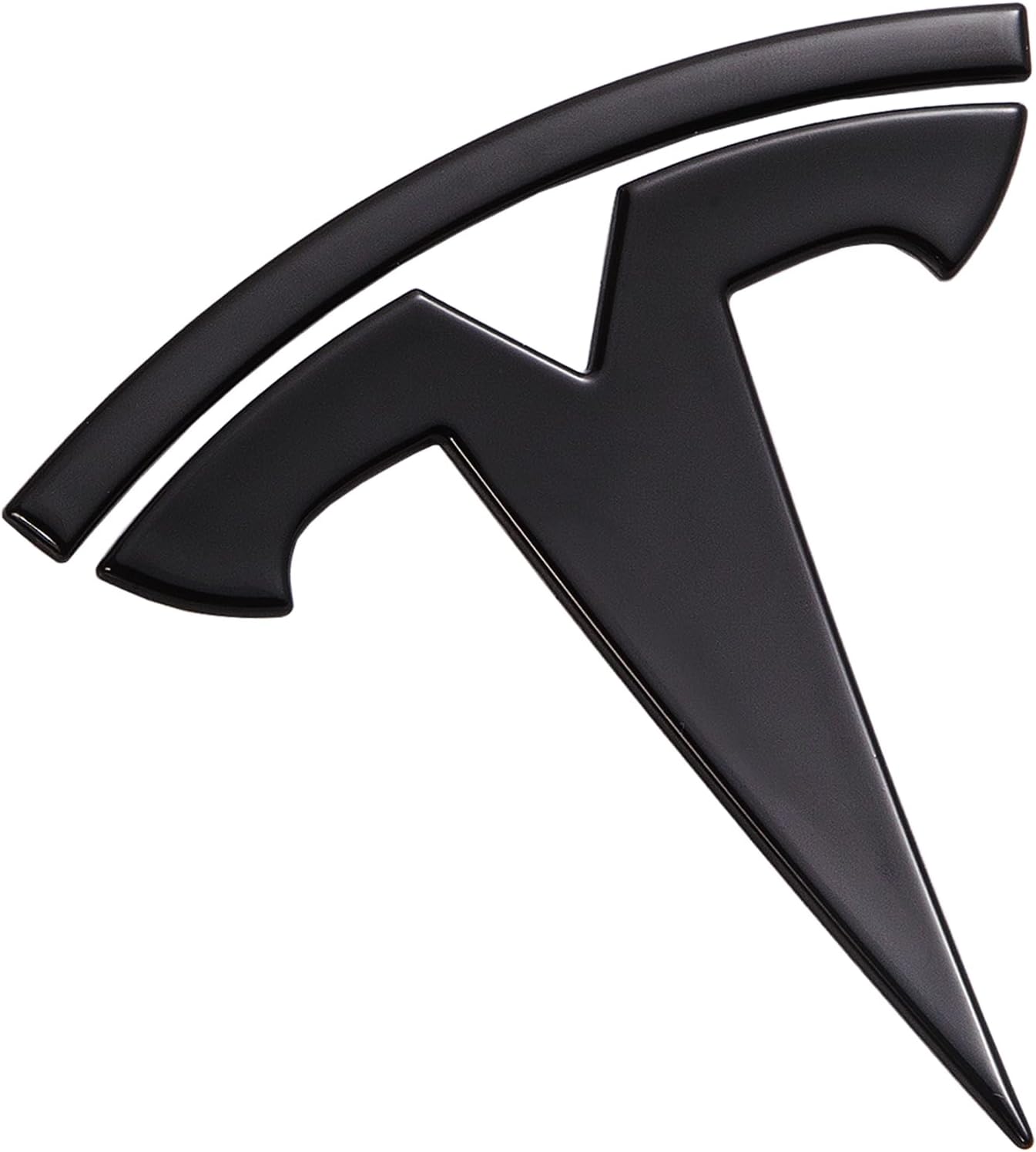 Tesla Model 3 – Emblema de repuesto con logotipo en T en la parte trasera del maletero que reemplaza la insignia 3D, accesorio de automóvil (negro