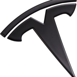 Tesla Model 3 – Emblema de repuesto con logotipo en T en la parte trasera del maletero que reemplaza la insignia 3D, accesorio de automóvil (negro Tesla Model 3 – Emblema de repuesto con logotipo en T en la parte trasera del maletero que reemplaza la insignia 3D, accesorio de automóvil (negro