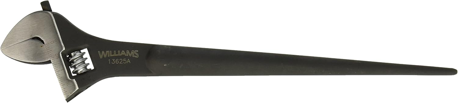 Williams 13625A Llave de Construcción Ajustable Negro