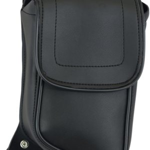 Daniel Smart – Bolsa de cuero para motocicleta, bolsa de protección lateral izquierdo y derecho, bolsa de almacenamiento con cierre a presión Daniel Smart – Bolsa de cuero para motocicleta, bolsa de protección lateral izquierdo y derecho, bolsa de almacenamiento con cierre a presión