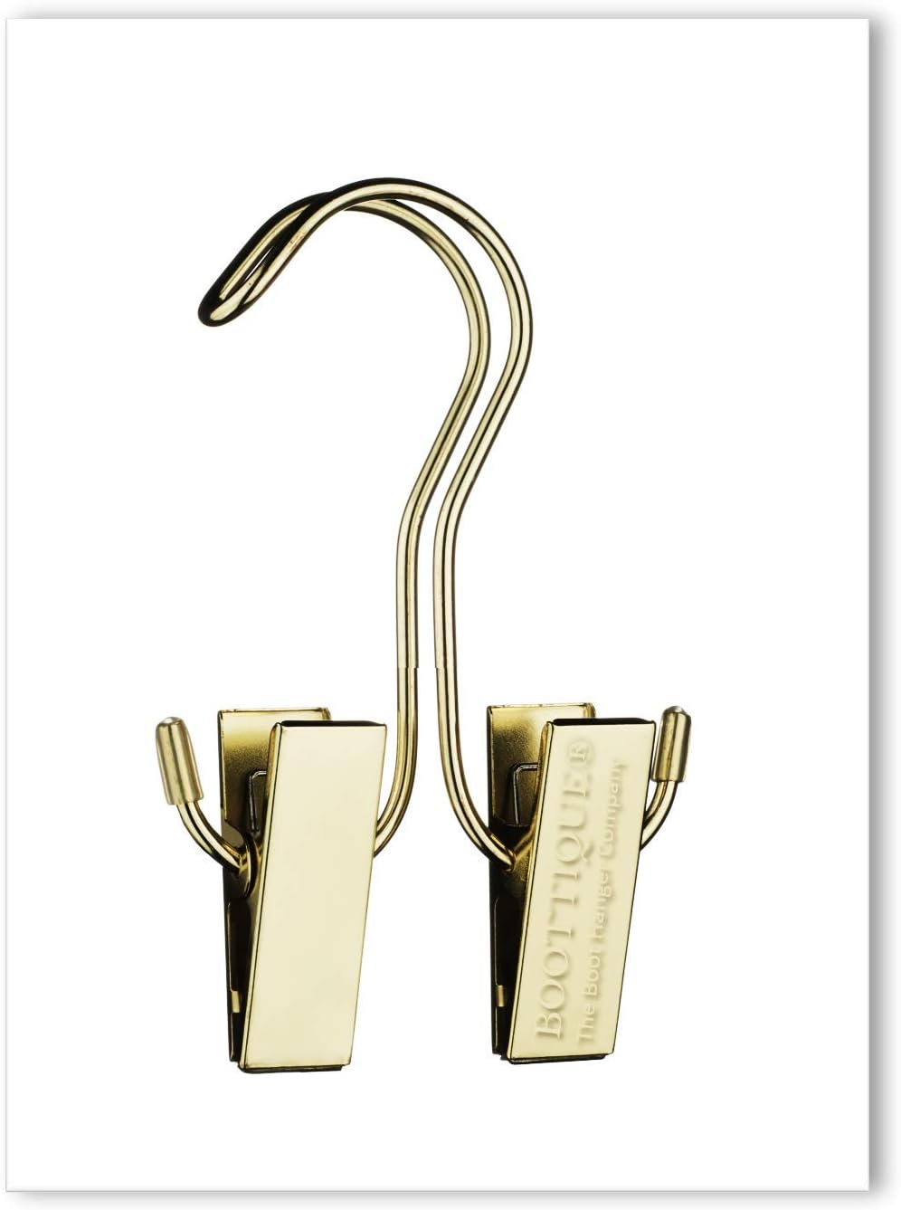 The Original Boot Hanger  Ahorro de espacio de almacenamiento de zapatos (juego de 3) colgador de botas, soporte para botas, clips para botas (oro