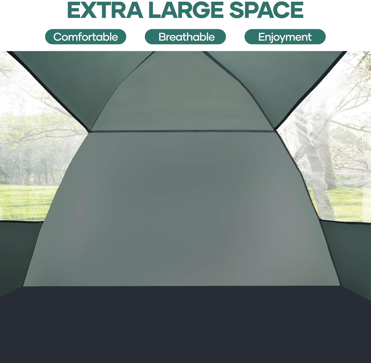 2-3 Person Camping Tent, Tents for Camping with Removable Rainfly, Family Dome Easy Set Up Tent, Lightweight Tent for Camping, Traveling, Hiking,