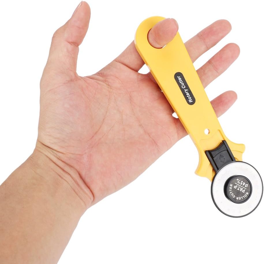 Kit de alfombrilla de corte, cuchillo de tallado y cortador rotativo de costura de cuero, kit de costura de costura de cuero hecho a mano,