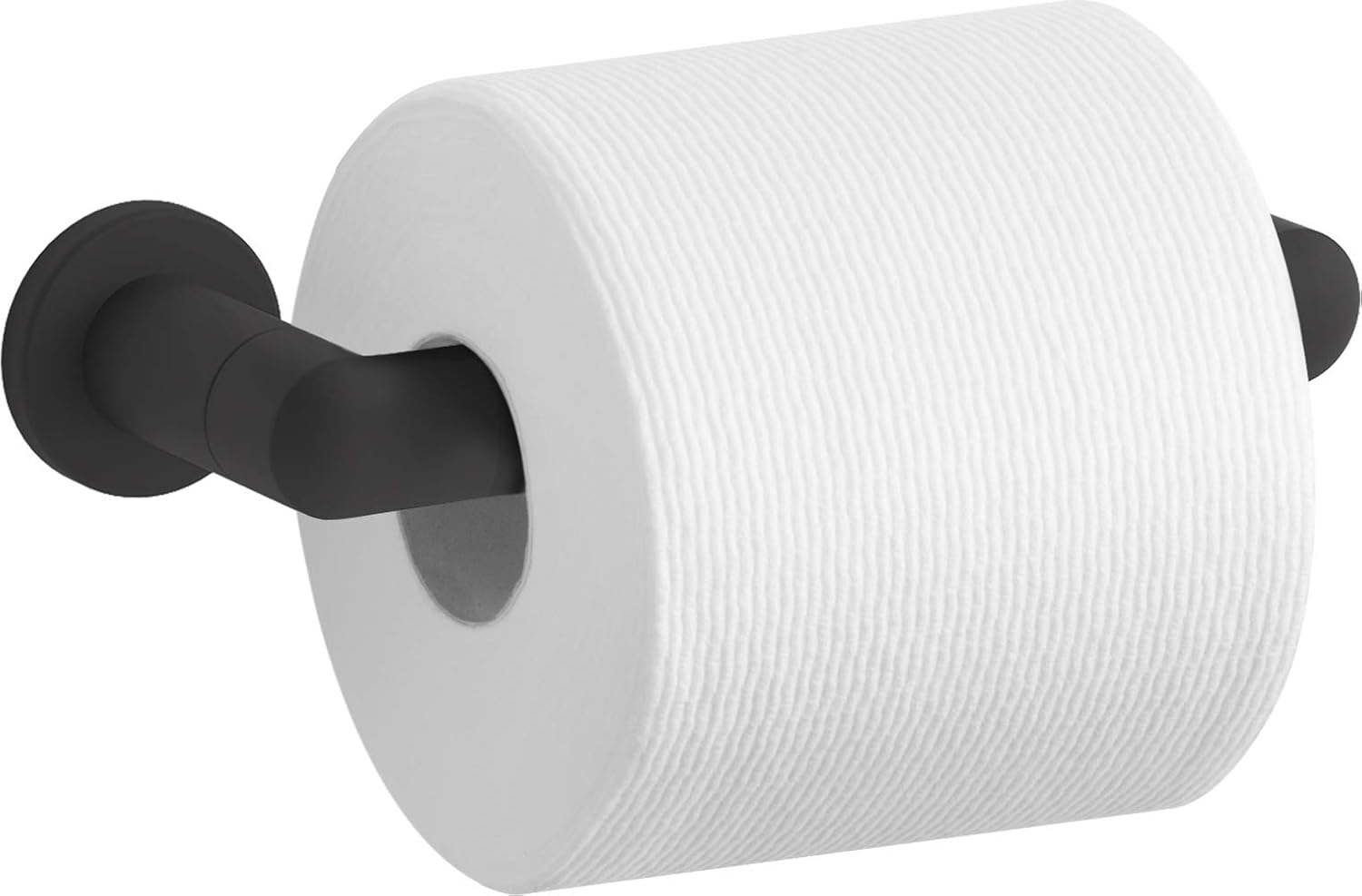 Kohler K-24546-BL Kumin – Soporte para papel higiénico, color negro mate