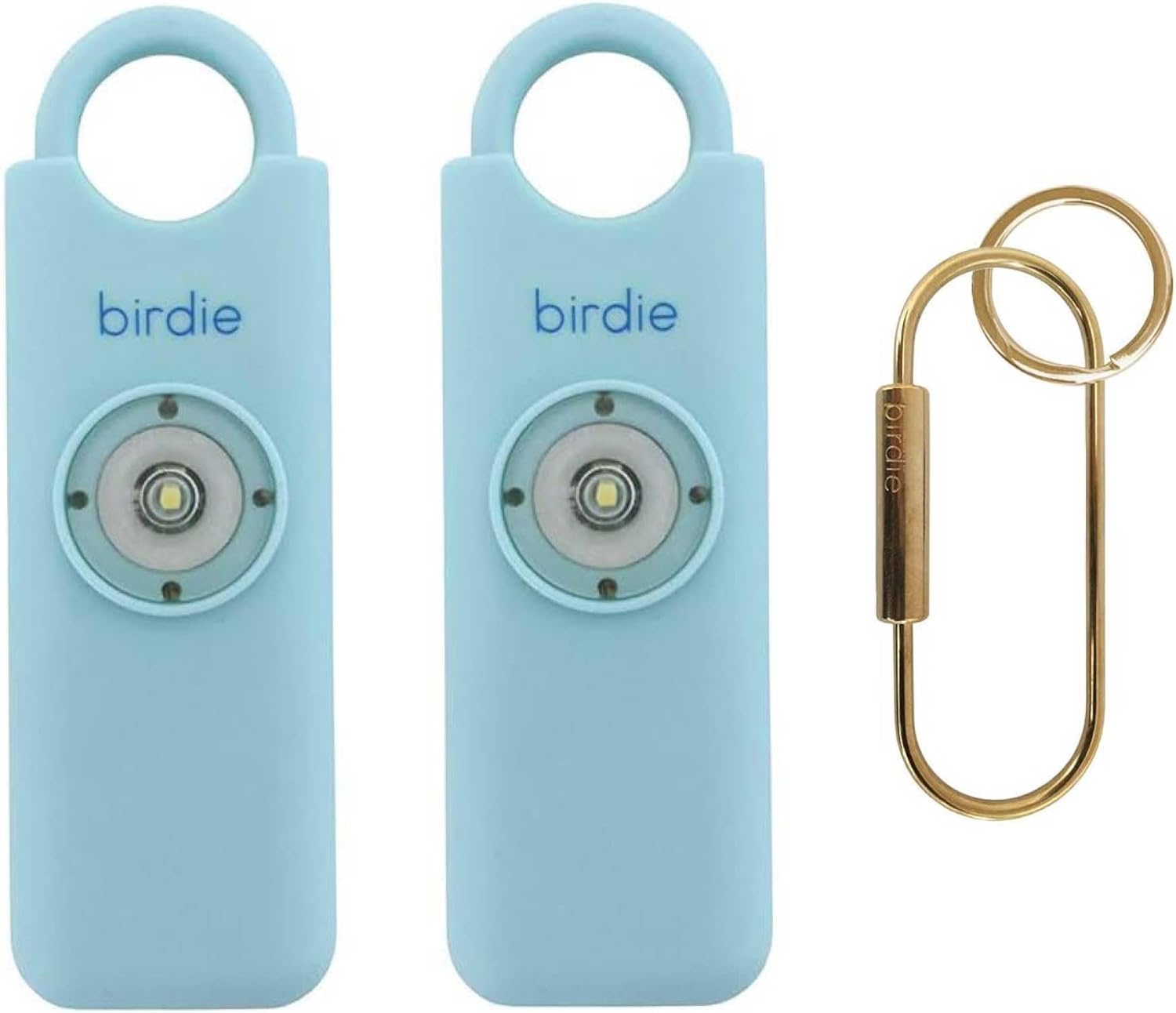 She’s Birdie La alarma de seguridad personal original para mujeres por mujeres, sirena de 130 dB, luz estroboscópica y llavero en 5 colores pop