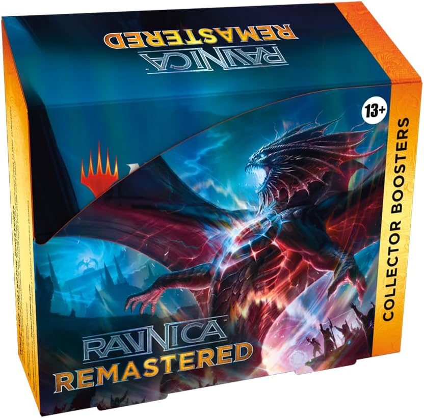 Magic The Gathering Ravnica Remastered – Caja de refuerzo para coleccionista, 12 paquetes (180 cartas mágicas)