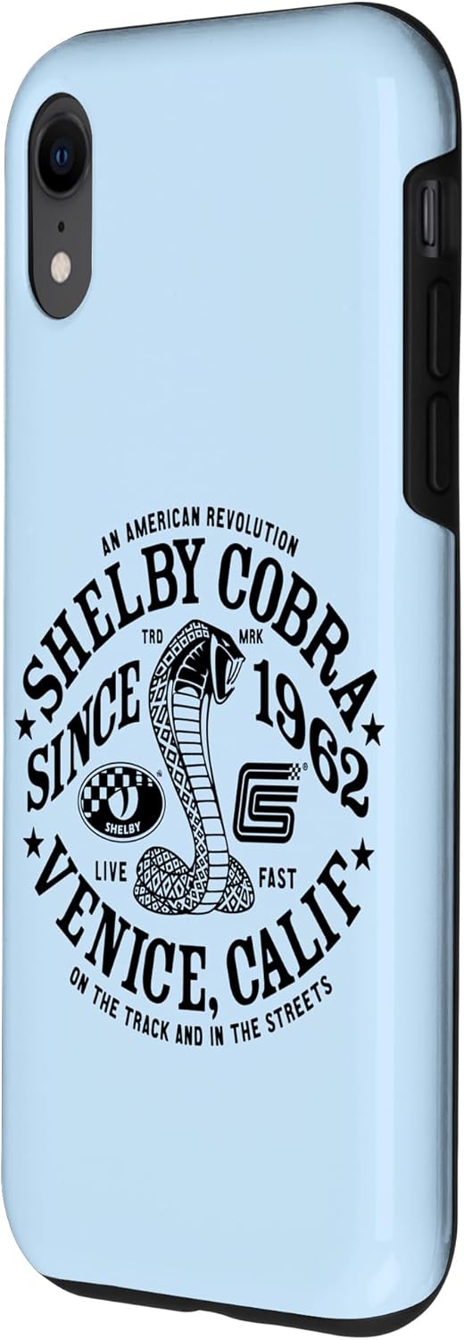 Funda para iPhone XR Shelby Cobra Venice California Live Fast American Revolution