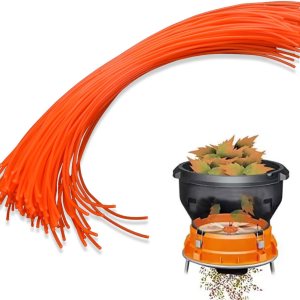 MWEDP Paquete de 100 líneas de repuesto WA0050 de 13 pulgadas compatibles con el triturador eléctrico de hojas Worx WG430 de 13 pulgadas MWEDP Paquete de 100 líneas de repuesto WA0050 de 13 pulgadas compatibles con el triturador eléctrico de hojas Worx WG430 de 13 pulgadas
